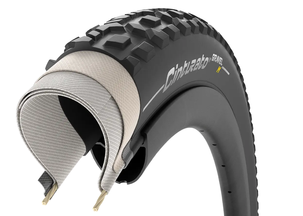 Pneu PIRELLI CINTURATO GRAVEL M CLASSIC 700x50c Tubeless Ready Beige