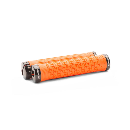 Handvatten CHROMAG CLUTCH Lock-On 142 mm Oranje/Zwart