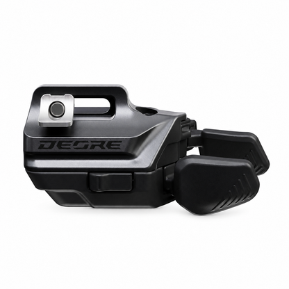 Rechter SHIMANO DEORE 12-speed shifter SW-M6250-IR — productaanzicht op witte achtergrond