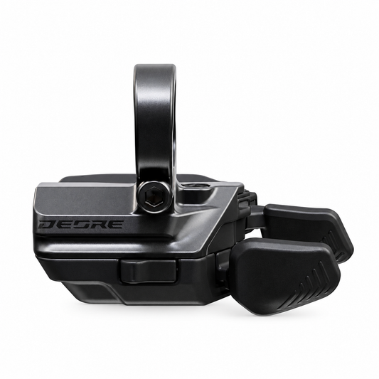 Rechter SHIMANO DEORE 12-speed schakelhendel SW-M6250-R — product op witte achtergrond