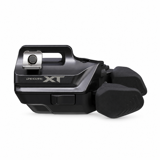 Rechter SHIMANO XT 12-speed schakelhendel SW-M8250-IR — product op witte achtergrond