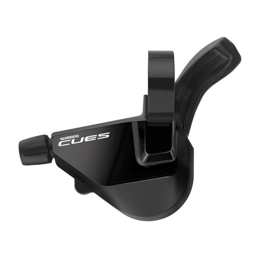 Linker SHIMANO CUES 2-speed schakelhendel SL-U6000-L zonder versnellingsindicator — model zonder indicator, ref. ESLU6000LB1P