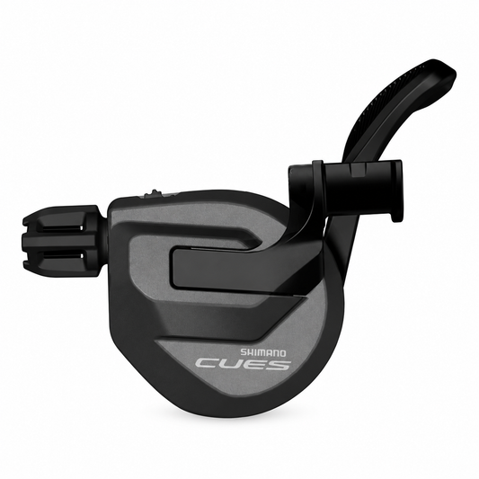 Linker SHIMANO CUES 2-speed schakelhendel SL-U8000-IL zonder versnellingsindicator — product op witte achtergrond
