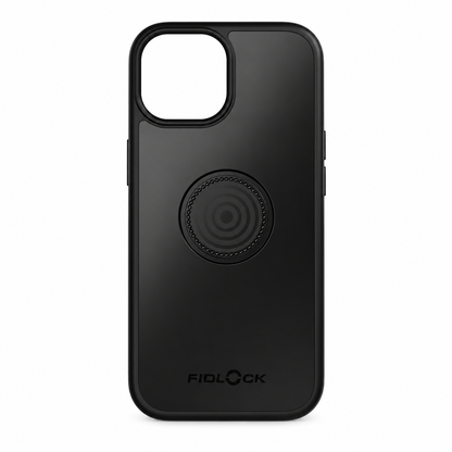 FIDLOCK VACUUM-hoesje voor iPhone 15 — product op witte achtergrond