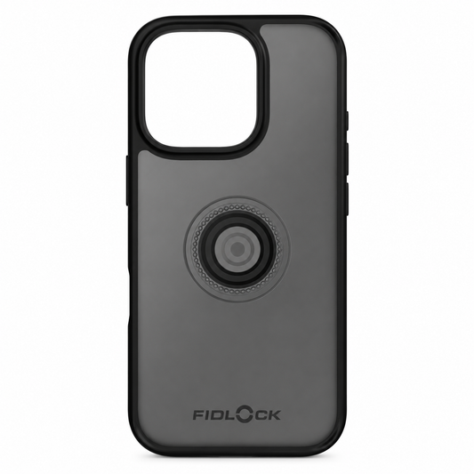 FIDLOCK VACUUM-hoesje voor iPhone 16 Pro — product op witte achtergrond