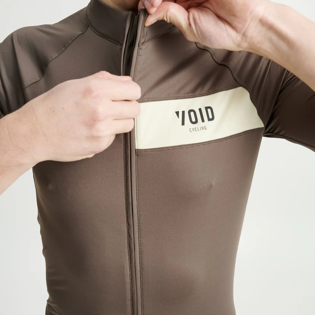 VOID CORE Korte Mouw Jersey Khaki