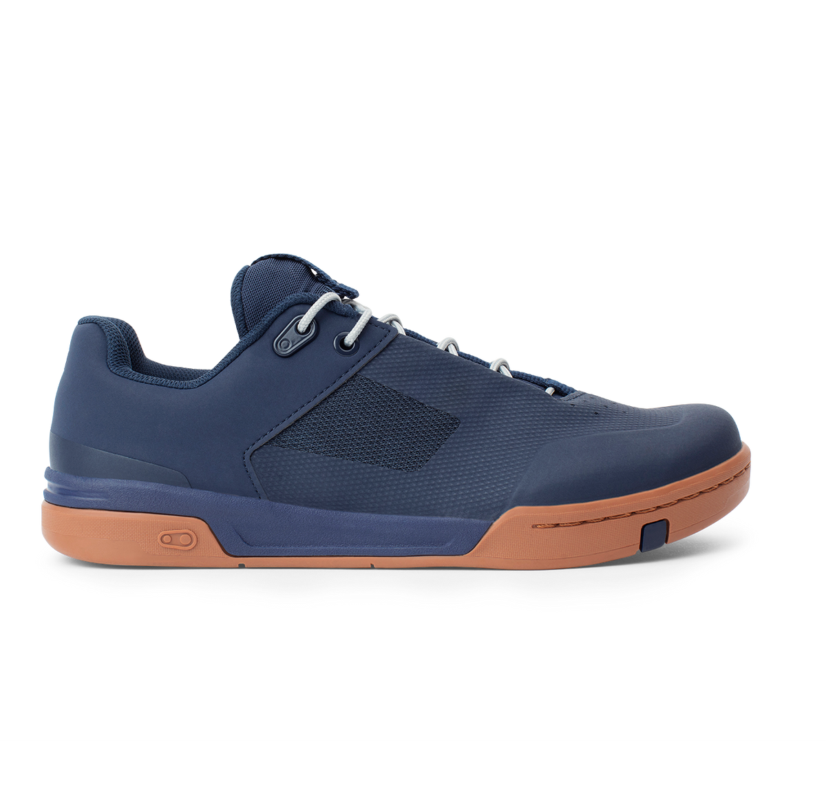 MTB-schoenen CRANKBROTHERS STAMP LACE FLAT blauw/zilver — buitenzijde