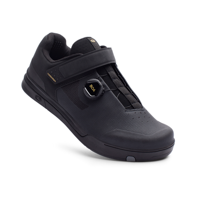 Chaussures VTT CRANKBROTHERS MALLET BOA CLIP Noir/Or — vue trois quarts