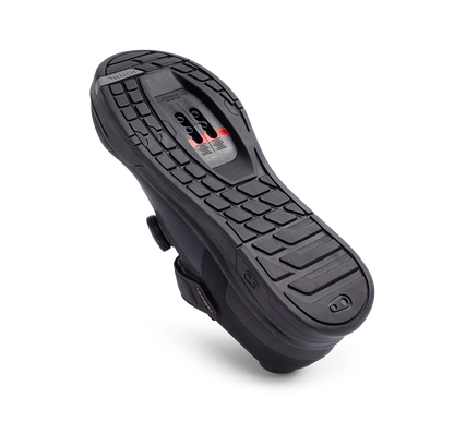 Chaussures VTT CRANKBROTHERS MALLET BOA CLIP Noir/Or — vue oblique de la semelle