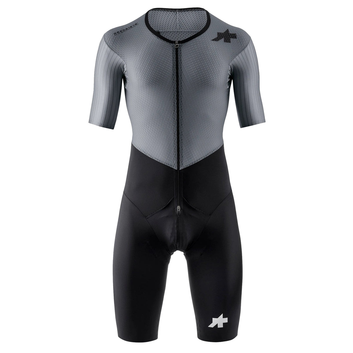Combinaison ASSOS EQUIPE RS LE HOUDINI S11 Gris/Noir — fond blanc, 2000 x 2000
