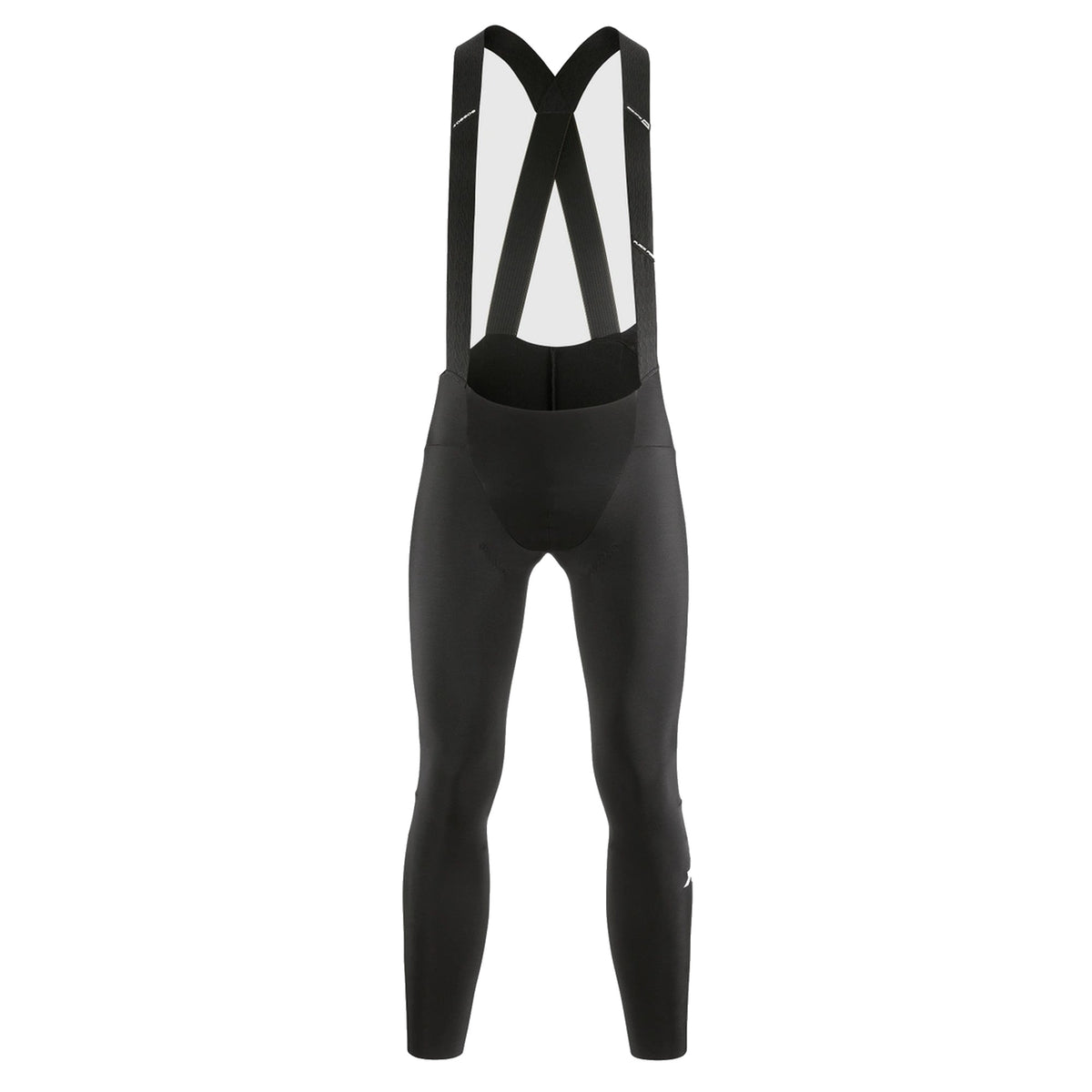 Lange fietsbroek met bretels ASSOS EQUIPE RS SPRING FALL S11 EVO zwart — witte achtergrond, 2000 x 2000