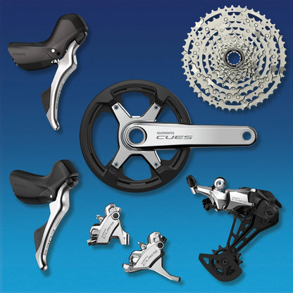 Cassette 10V SHIMANO CUES CS-LG400 Linkglide - Édition Polish Silver