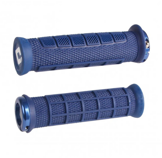 ODI ELITE PRO V2.1 Lock-on handvatten 130 mm Blauw