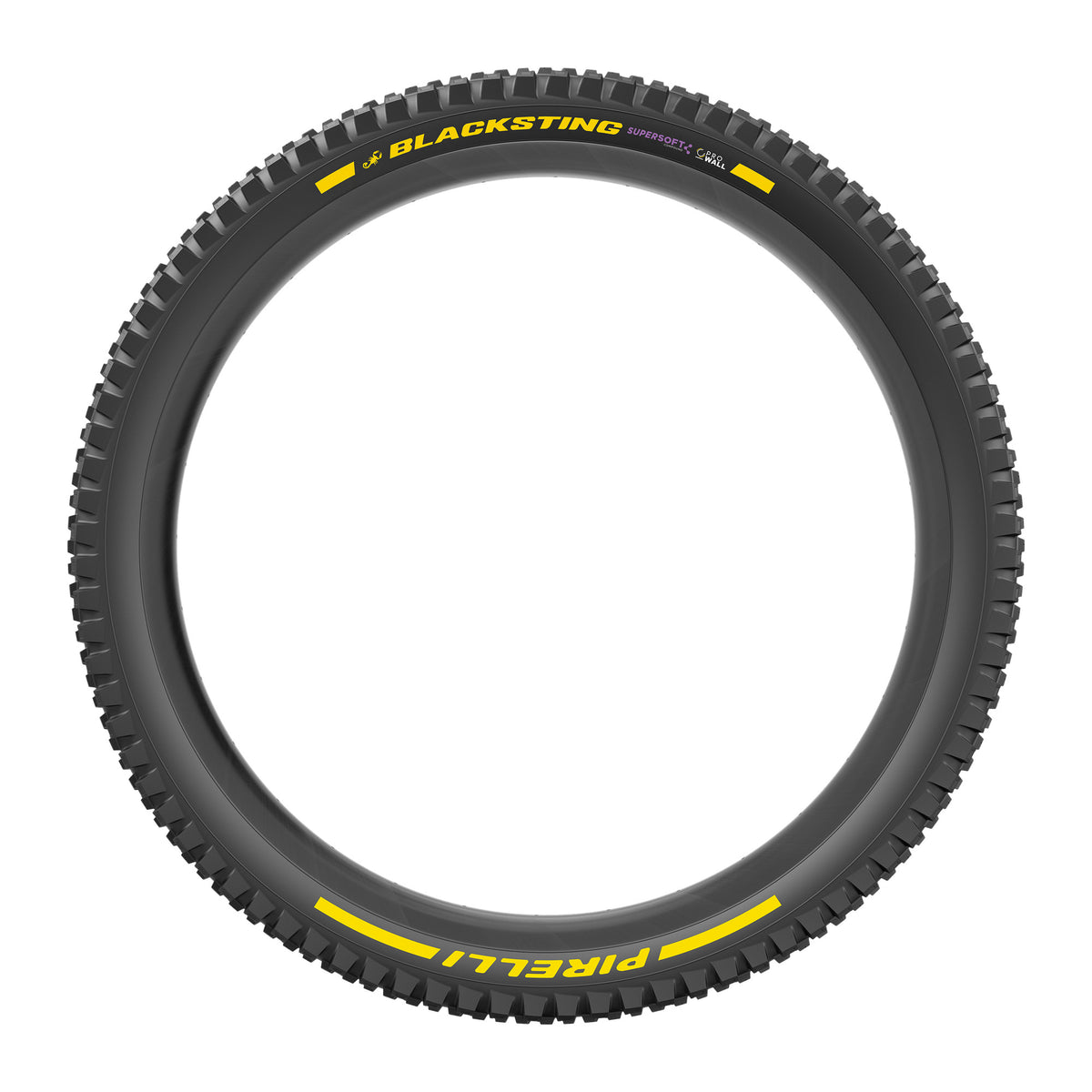 Buitenband PIRELLI SCORPION BLACK STING 29x2.40 Supersoft ProWall Tubeless Ready vouwband zwart/geel Team Edition