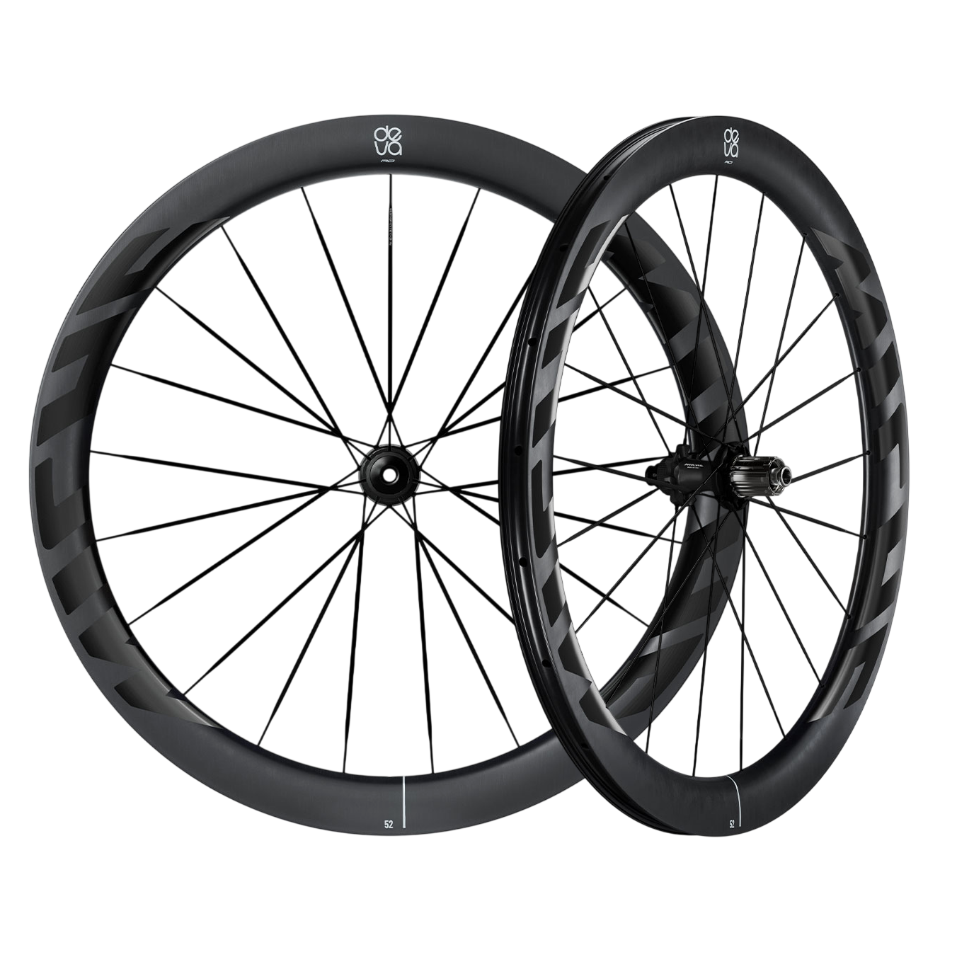 Paar MICHE DEVA RD 52 Tubeless Ready wielen (Center Lock) Zwart