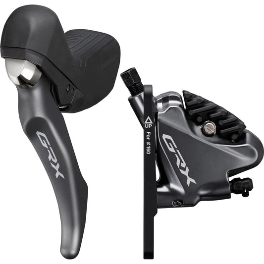 SHIMANO GRX ST-RX810-LA + BR-RX810 linkerhendel en voorremklauw 2x11V Flat Mount