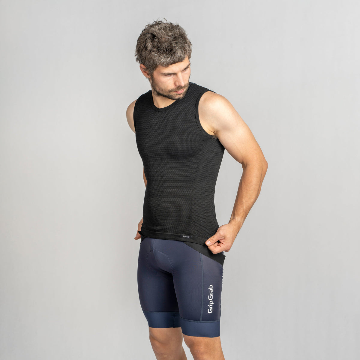Sous-Vêtement Sans Manches GRIPGRAB PACR SPRING AUTUMN SEAMLESS Noir