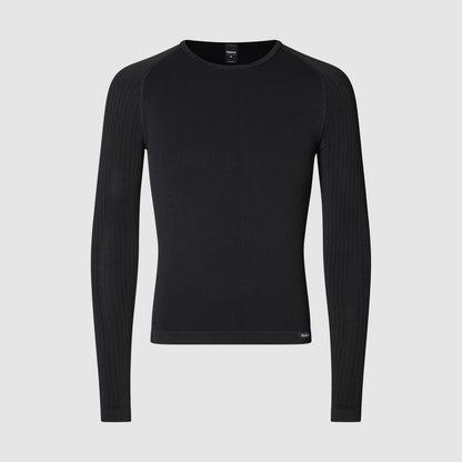 GRIPGRAB PACR naadloos ondershirt met lange mouwen voor lente en herfst zwart