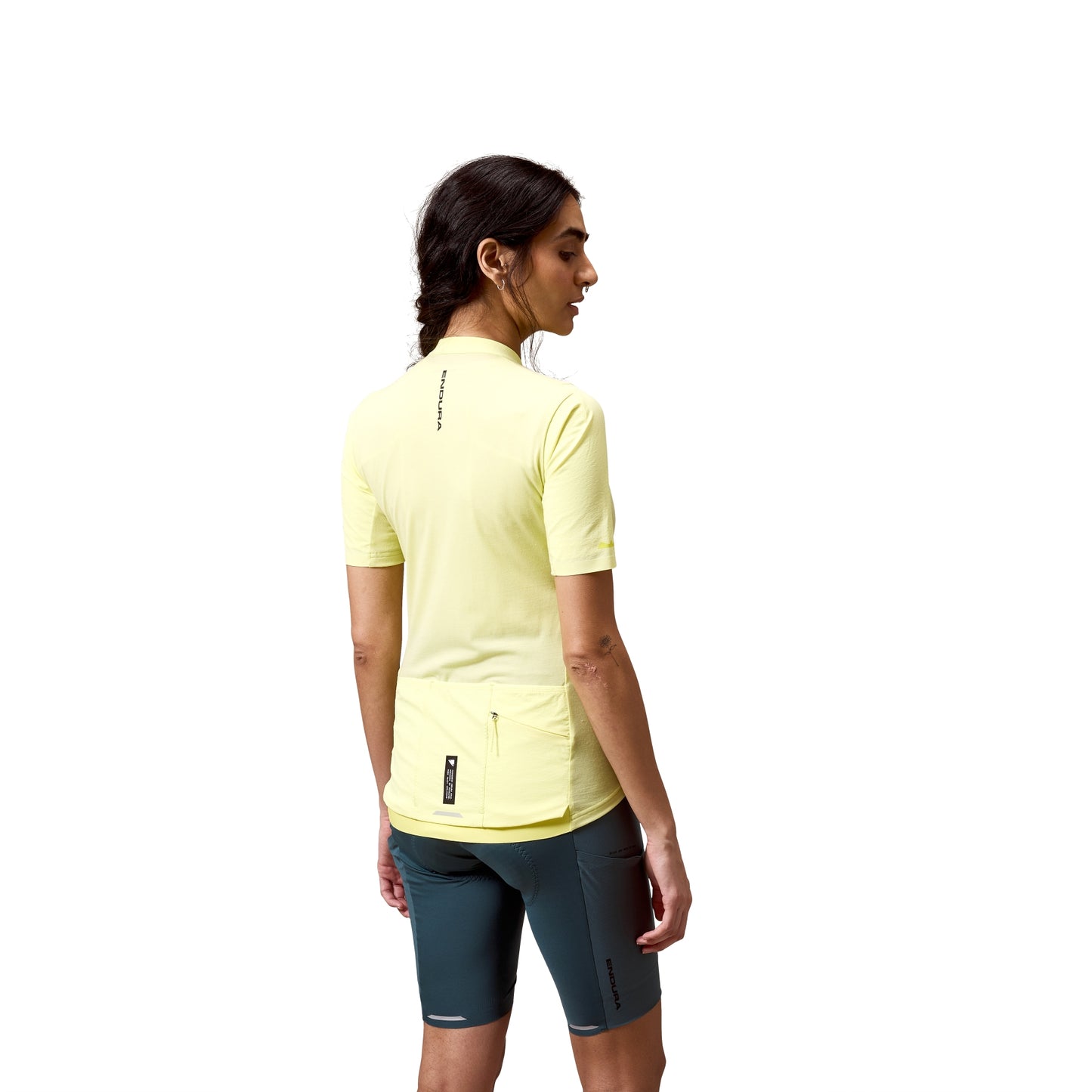 ENDURA ALLTRACK RIDE Damestrui met korte mouwen Geel