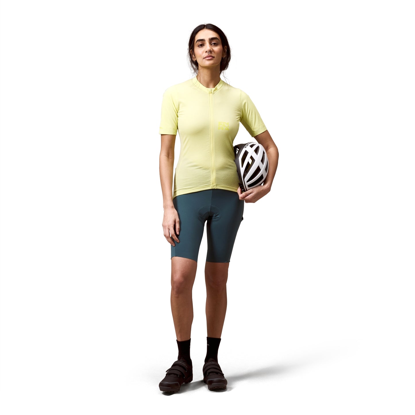 ENDURA ALLTRACK RIDE Damestrui met korte mouwen Geel