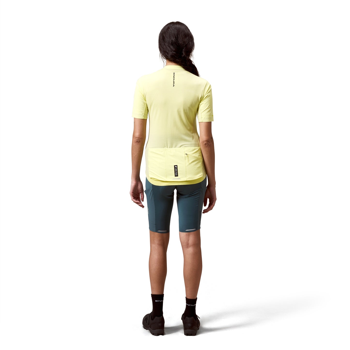 ENDURA ALLTRACK RIDE Damestrui met korte mouwen Geel