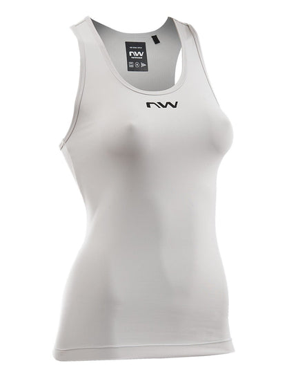 Maillot NORTHWAVE ESSENCE TANK Femme Sans manches Gris