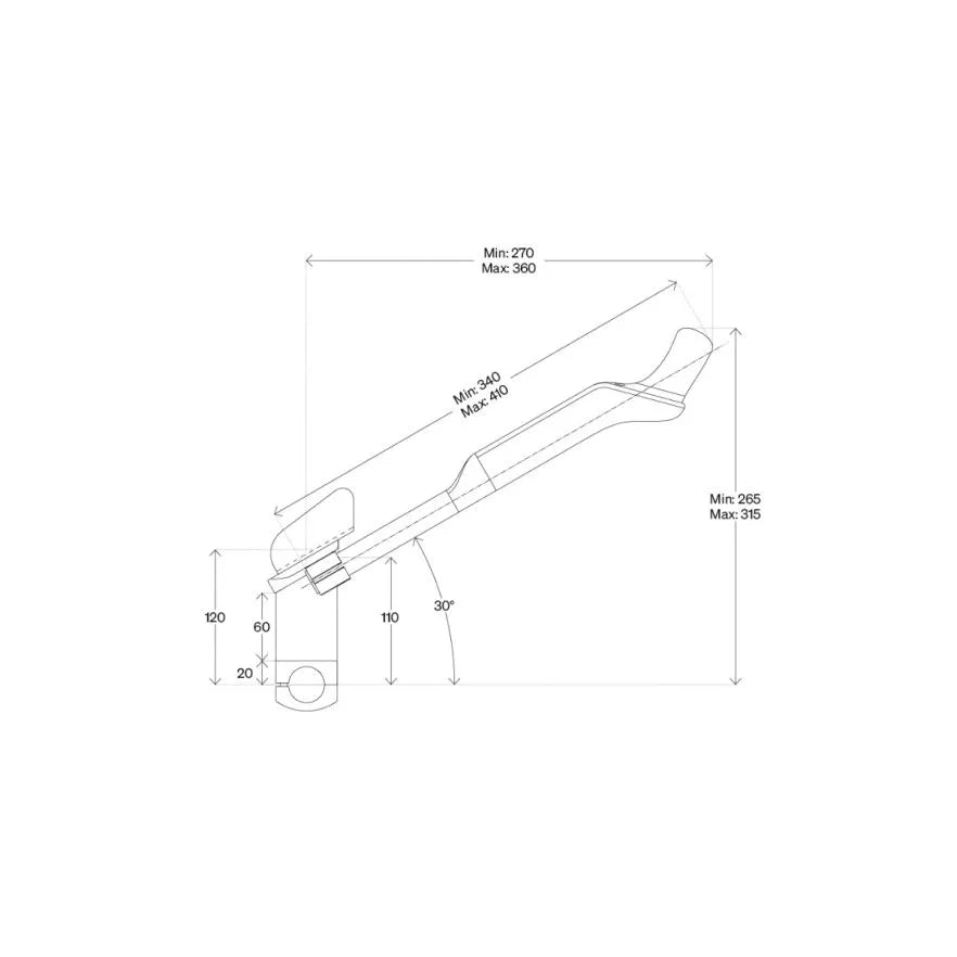 DEDA FAST PRO stuurverlengstukken voor Sram blips