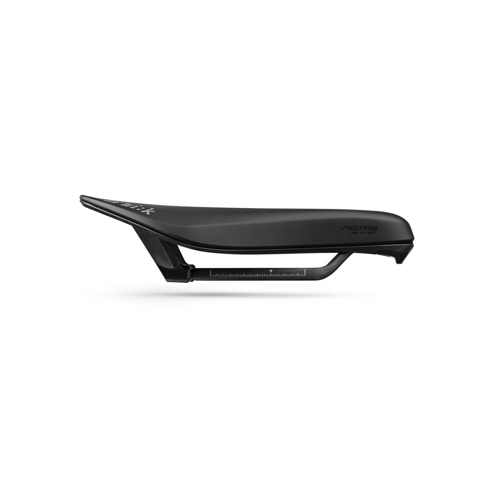 FIZIK TRANSIRO AERIS LD R1 135mm Zadel Carbon Rails Zwart