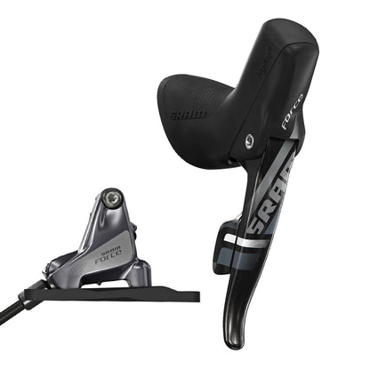 Rechter Hendel en Achter Remklauw SRAM FORCE 22 11V Flat Mount Zonder Schijf