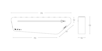 Sacoche de Cadre USWE FRAME TUBE LARGE 3.4 L