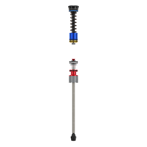 Upgrade zuigerset voor ROCKSHOX demperisolator RC 3 posities vork DOMAIN 38MM C1+ (2025+)