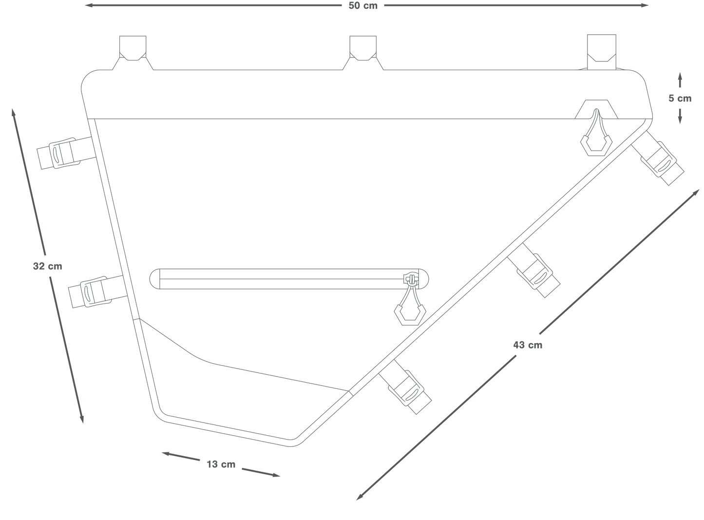 Sacoche de Cadre APIDURA EXPEDITION FULL FRAME PACK 12 L Noir
