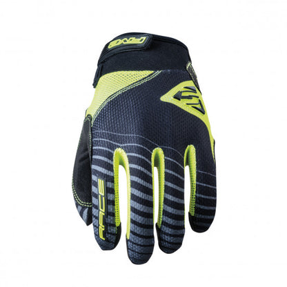 Handschoenen FIVE BMX RACE Junior Geel/Zwart