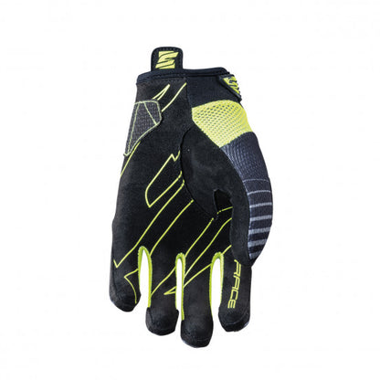Handschoenen FIVE BMX RACE Junior Geel/Zwart