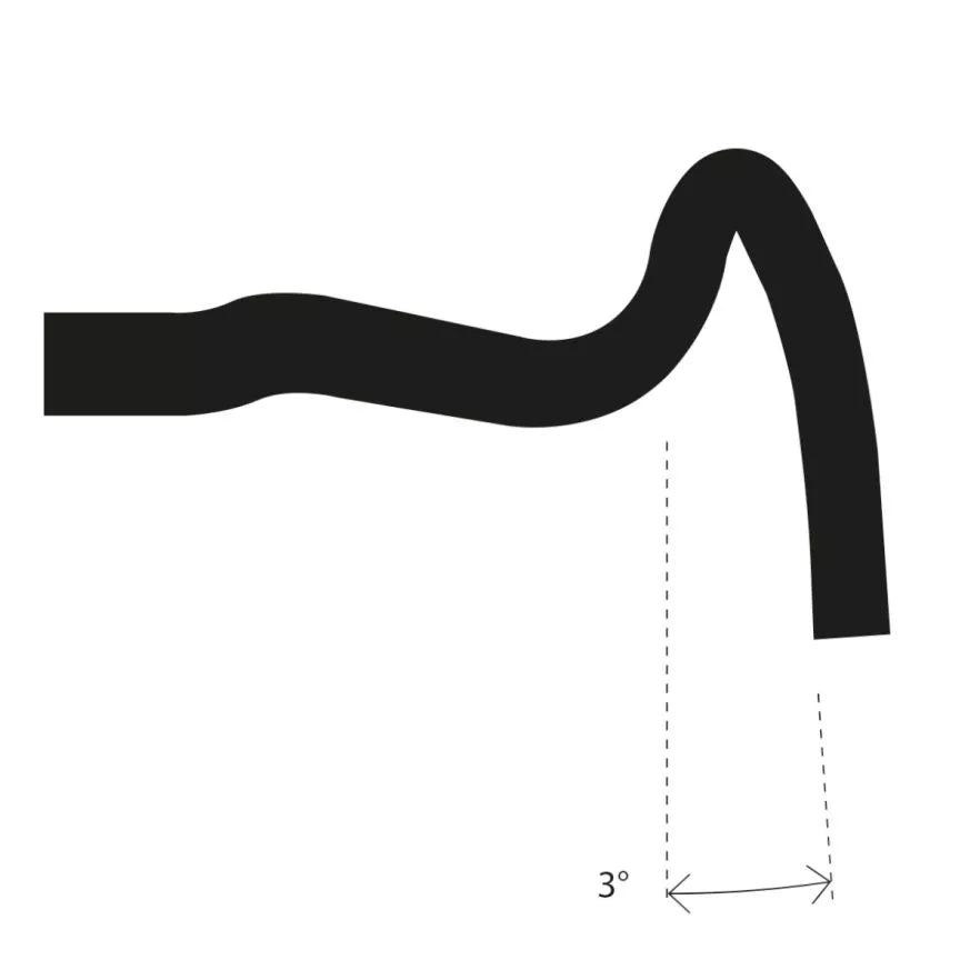 DEDA GERA ALU 24° POB Finish stuur
