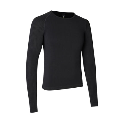 GRIPGRAB PACR naadloos ondershirt met lange mouwen voor lente en herfst zwart