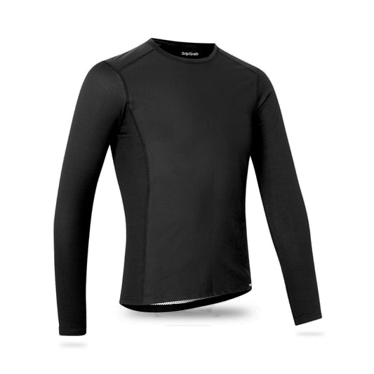 GRIPGRAB windwerend thermisch ondershirt met lange mouwen zwart