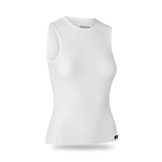 GRIPGRAB ULTRALICHT MESH MOUWLOOS DAMESONDERSHIRT WIT
