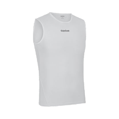 GRIPGRAB ULTRALICHT MESH MOUWLOOS ONDERSHIRT WIT
