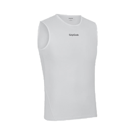 GRIPGRAB ULTRALICHT MESH MOUWLOOS ONDERSHIRT WIT