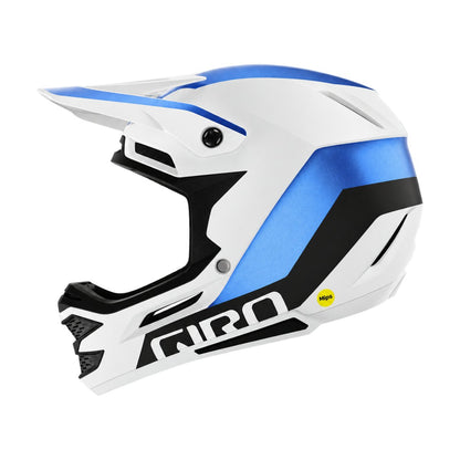 Casque VTT GIRO INSURGENT MIPS SPHERICAL Blanc Mat/Bleu