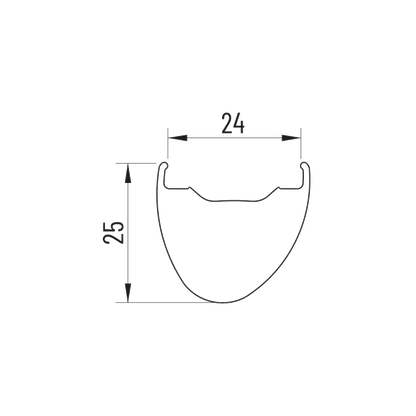 Wielpaar MICHE GRAFF Tubeless Ready (Center Lock)