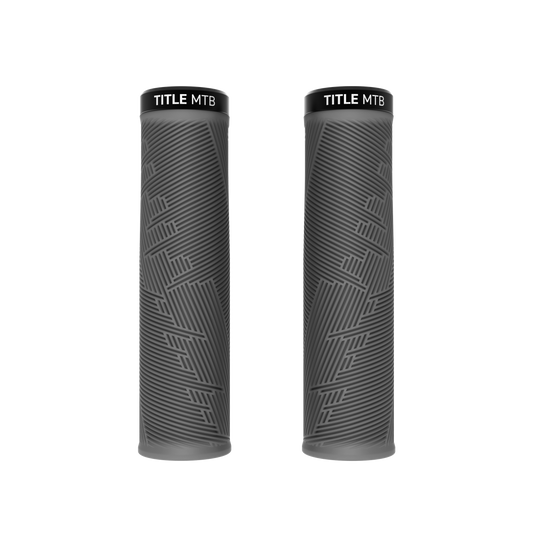 Grips Title MTB FORM Lock-On XL Grijs - paar vooraanzicht