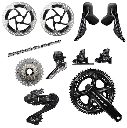 Groep SHIMANO DURA-ACE DI2 R9270 2x12V Vermogensmeter