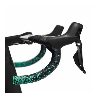 Stuurlint SUPACAZ SUPER STICKY KUSH STAR FADE Zwart/Turquoise