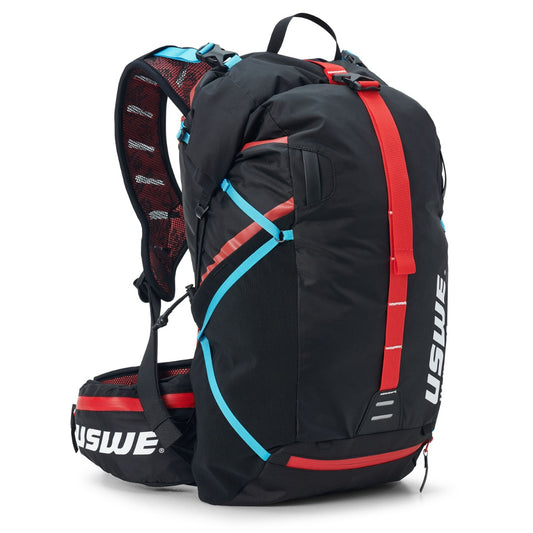 USWE HAJKER 18 L rugzak Zwart/Rood