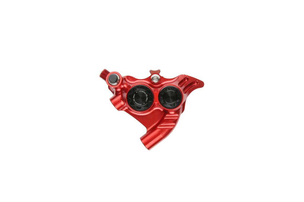 Etrier de Frein HOPE RX4+ SL  FM 34mm (+20) 4 Pistons Minéral Rouge