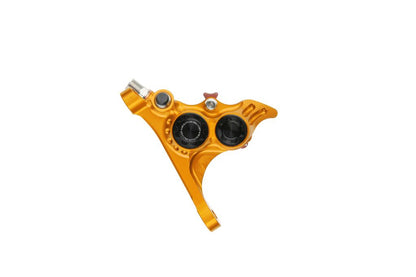 Voorste Remklauw HOPE RX4+ SL FMF (+20) 70mm 4 Zuigers DOT Oranje