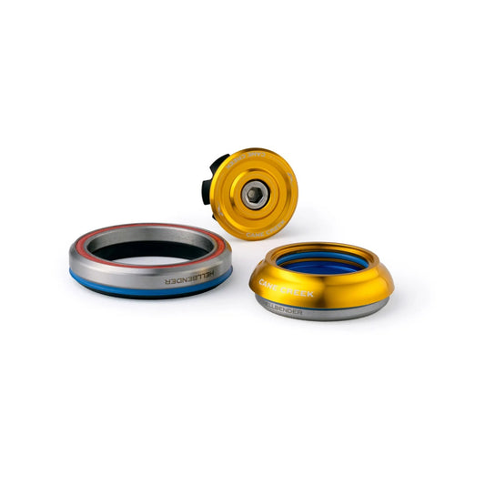 Geïntegreerd conisch balhoofdstel CANE CREEK Hellbender 70 1"1/8-1.5" IS41/IS52 kort goud