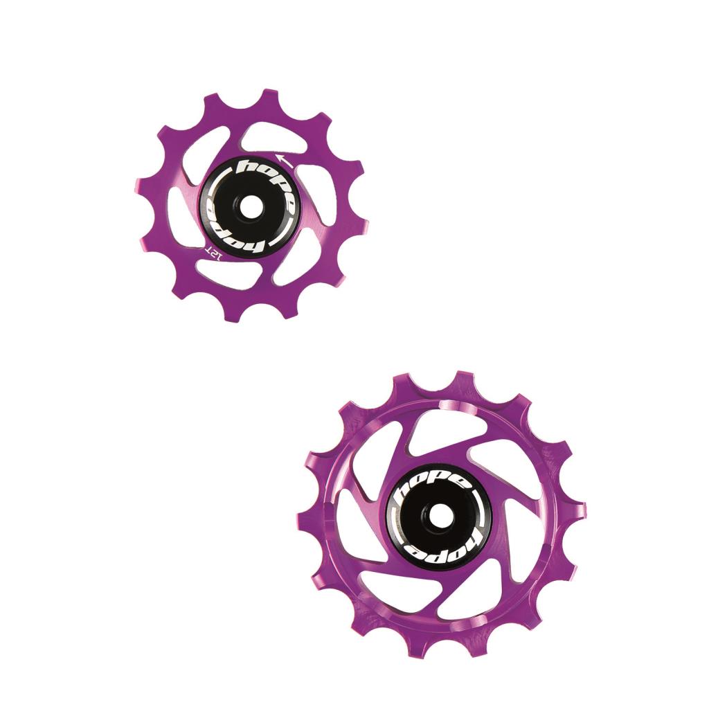 Galets de Dérailleur Arrière 12V HOPE Sram 12/14 Dents Violet